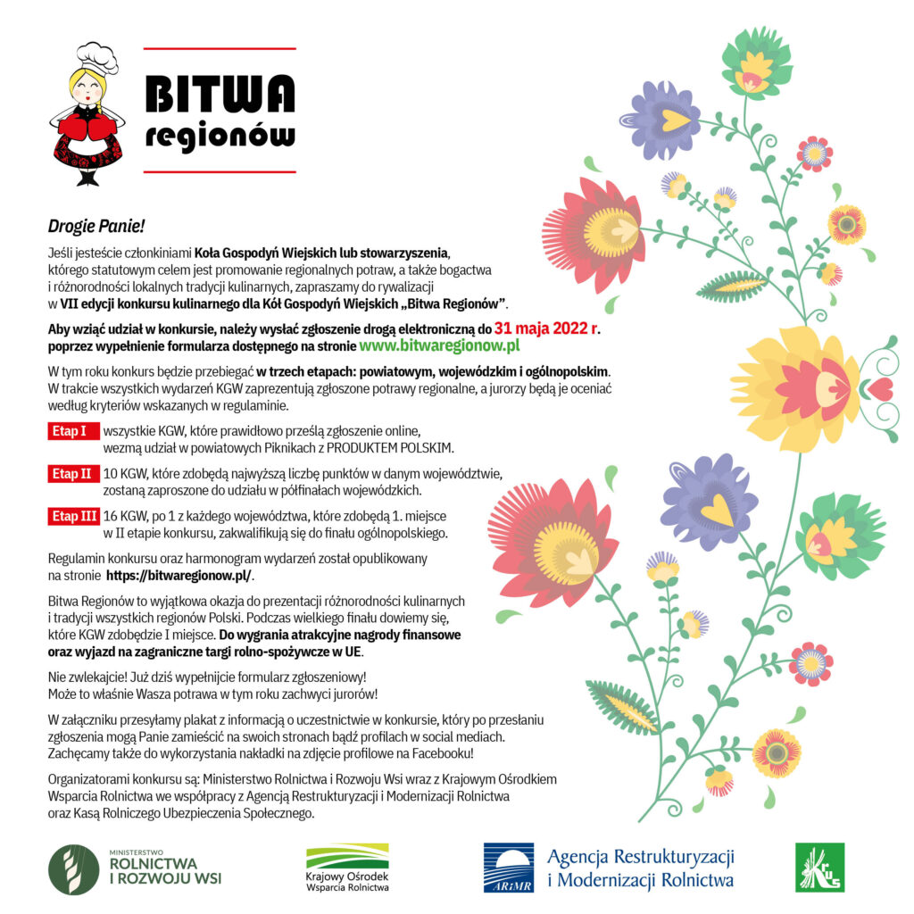 plakat BITWA REGIONOW 2022
