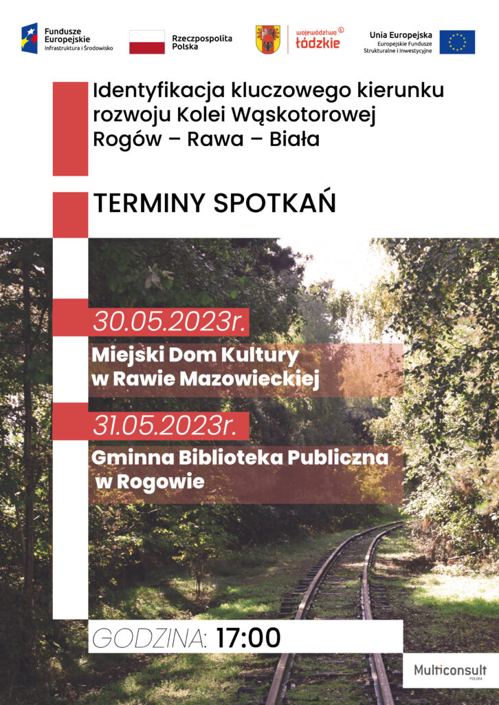 Plakat o Kolej Wąskotorowej